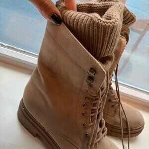 Winter brown boots